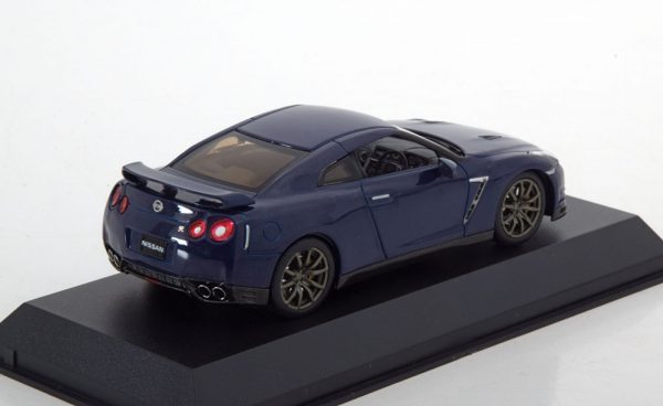 Nissan Skyline GT-R (R35) 2014 Donkerblauw Metallic 1-43 Kyosho