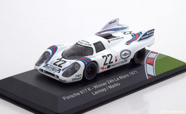 Porsche 917 K Sieger 24h Le Mans 1971 Lennep/Marko Wit 1-43 CMR Models
