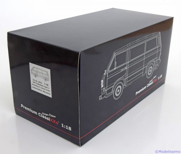 Volkswagen T3a Westfalia Joker 3 Bruin/Wit 1:18 Premium Classixxs Limited 500 pcs.