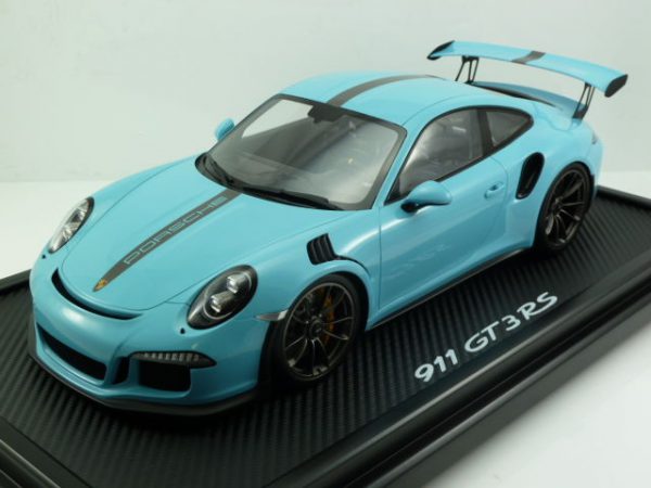 Porsche 911 (991) GT3 RS - 2015 Olympia Blue 1-12 Spark Limited 200 Pieces