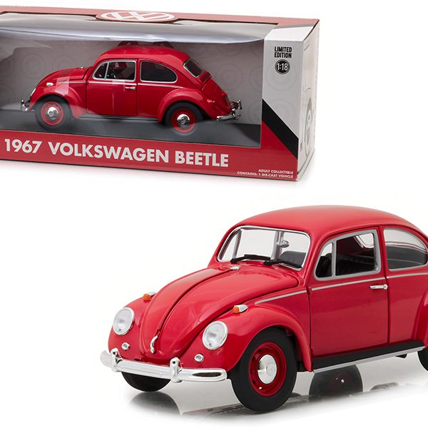 Volkswagen Beetle 1967 Rood 1-18 Greenlight Collectibles