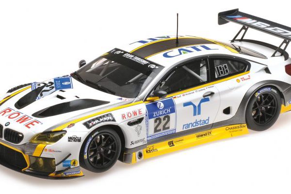 BMW M6 GT3 Rowe Racing 24Hrs Nurburgring 2016 Graf/ Westbrook/ Catsburg/Palttala 1-18 Minichamps Limited 240 Pieces