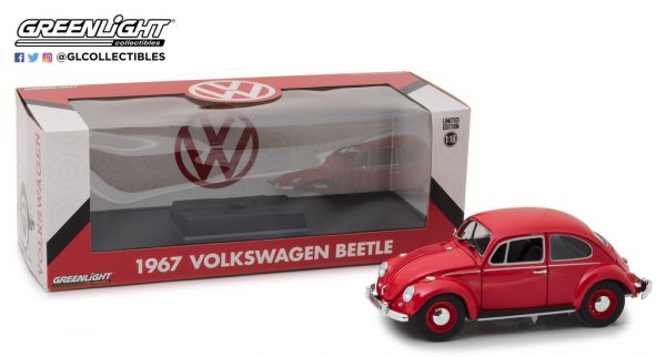 Volkswagen Beetle 1967 Rood 1-18 Greenlight Collectibles