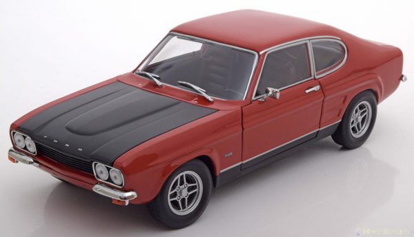 Ford Capri I RS2600 1970 Rood / Zwart 1-18 Minichamps Limited 576 Pieces