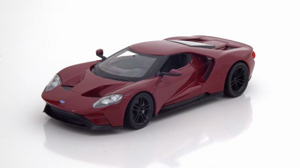 Ford GT 2017 Bordeaux Rood 1-24 Welly