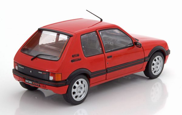 Peugeot 205 GTI MKI 1988 Rood 1-18 Solido