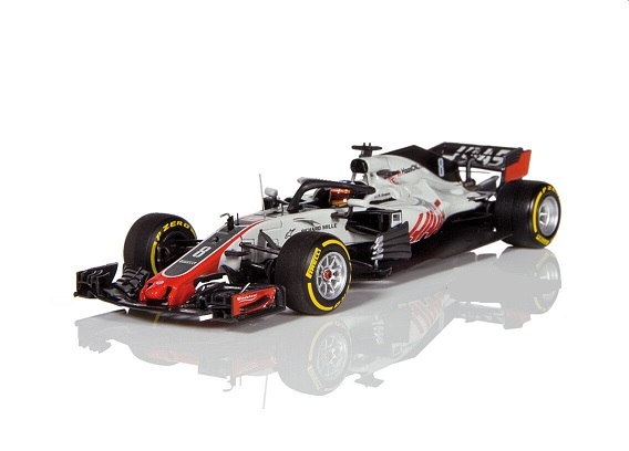 Haas F1 Team VF-18 Ferrari F1 2018 Romain Grosjean, 1-43 Minichamps