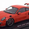 Porsche 911 (991) GT3 RS 2016 Oranje 1-12 incl. Vitrine, Spark Limited 200 Pieces