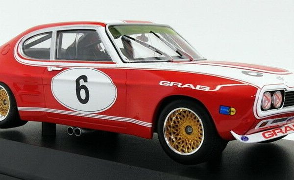 Ford Capri RS 2600 Nr# 6 Ford Tuning Siegen 6 Hours Nurburgring Weiss / Ludwig 1-18 Minichamps Limited 324 Pieces