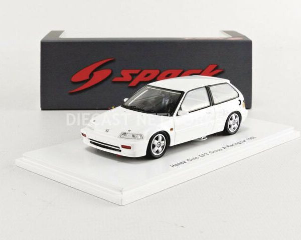 Honda Civic EF-3 Group A Raing Car 1988 White 1-43 Spark