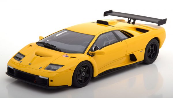 Lamborghini Diablo GTR 1999 Geel 1-18 GT Spirit ( Made by Kyosho ) Limited 500 Pieces