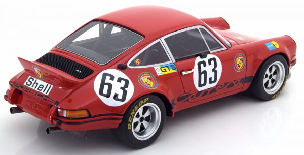Porsche 911 Carrera RSR Nr# 63 24Hrs Le Mans 1973 Loos / Barth 1-18 GT Spirit Limited 504 Pieces