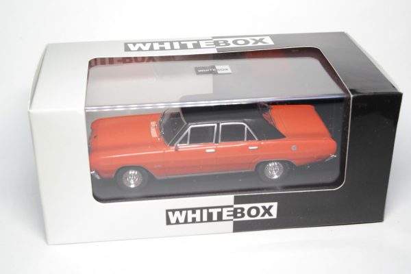 Dodge Charger R/T 1975 Oranje / Zwart 1-43 Whitebox Limited 1000 Pieces