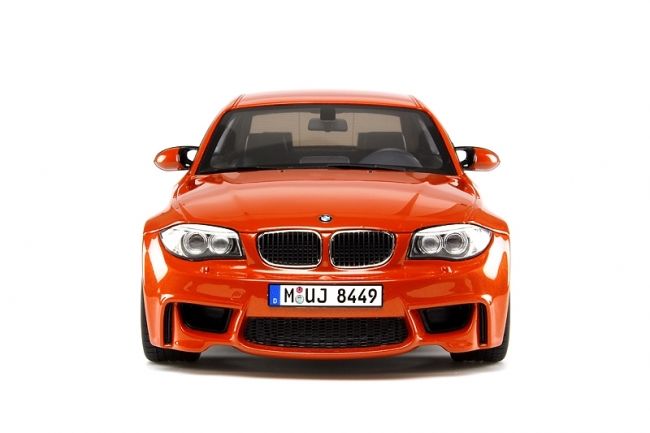 BMW 1 M Coupé 2011 Oranje Metallic 1-18 GT Spirit Limited 2000