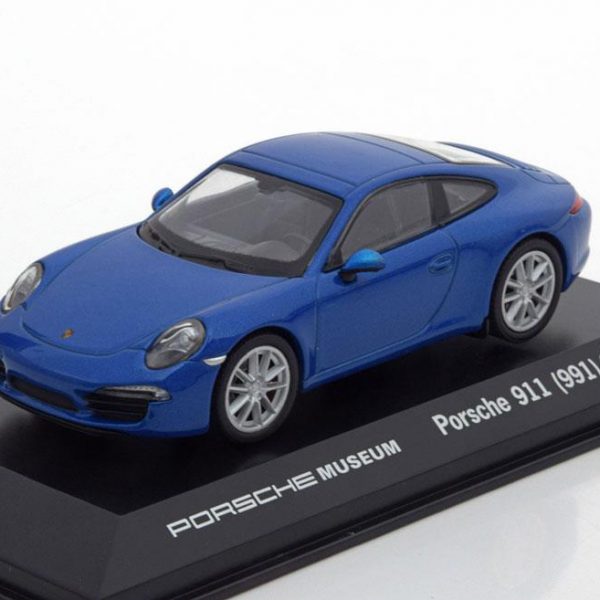 Porsche 911 (991) Carrera S Coupe Blauw Metallic 1-43 Welly GT