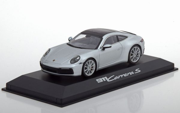 Porsche 911 (992) C2S Coupe 2019 Dolomit Zilver 1:43 Minichamps