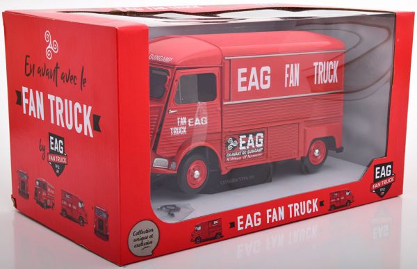 Citroen Type HY EAG Fan Truck 1969 1:18 Rood Solido