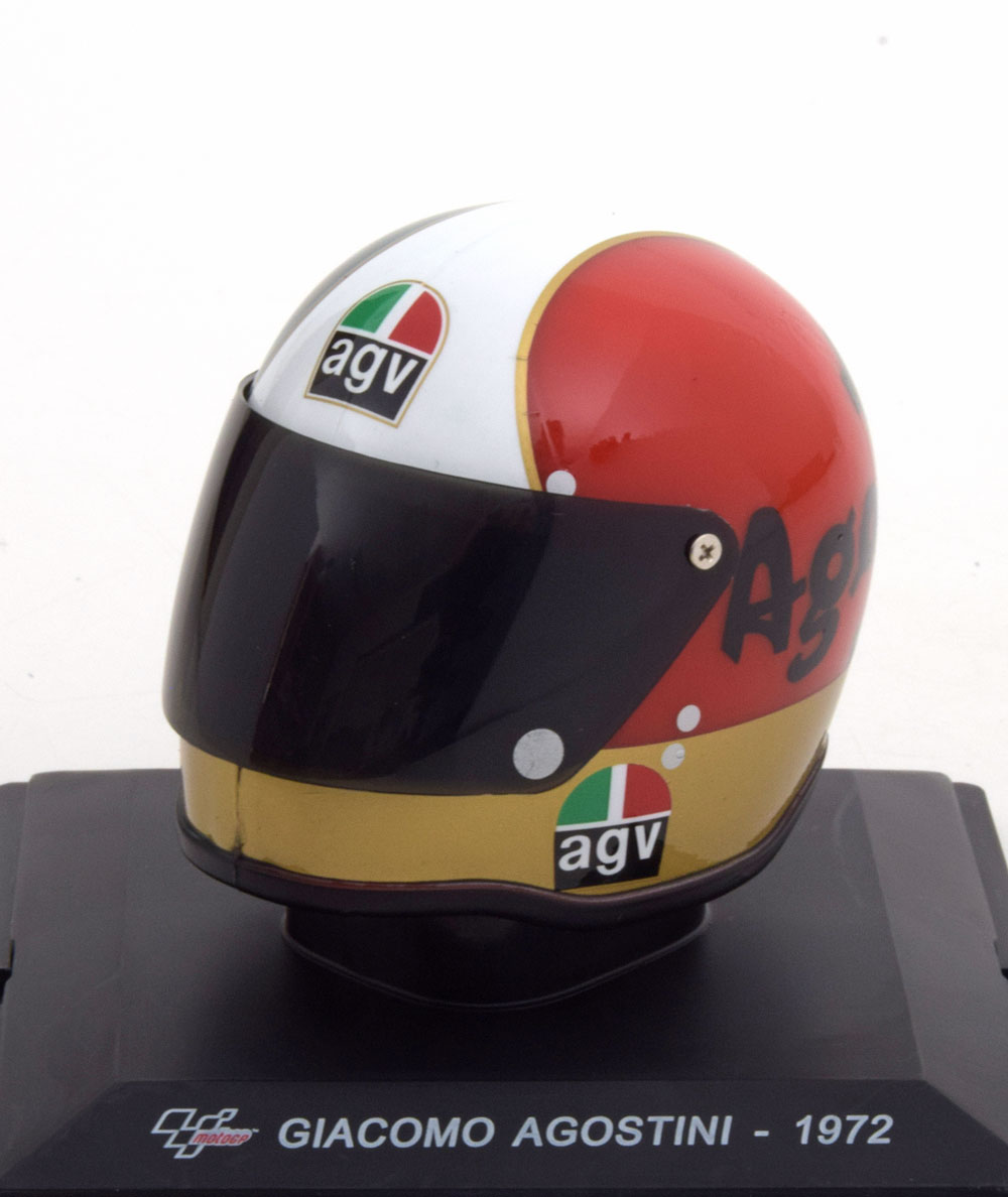 Helm MV Agusta 500er World Champion 1972 Giacomo Agostini 1-5 Altaya -  Schuiten Autominiaturen