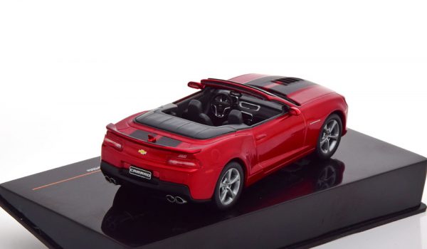 Chevrolet Camaro Convertible 2014 Donkerrood Metallic 1-43 Ixo Models