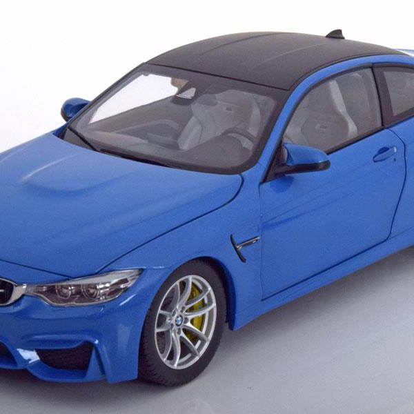 BMW M4 F82 Coupe 2014 Blauw Metallic 1-18 Paragon Models
