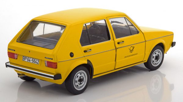 Volkswagen Golf MK1 1974-1978 "Deutsche Bundespost"Geel 1-18 Solido