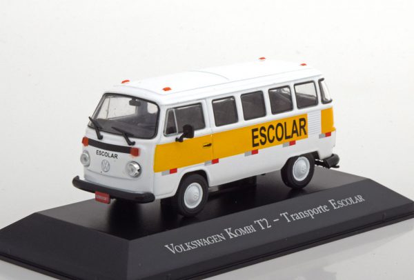 Volkswagen Bus T2 "Escolar "Wit / Geel 1-43 Altaya