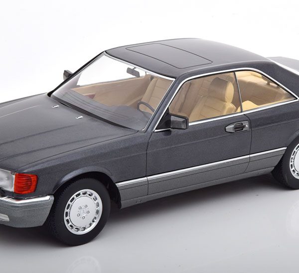 Mercedes-Benz 560 SEC 1985 ( C126 ) Antraciet 1-18 KK Scale Limited 1000 Pieces