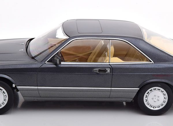 Mercedes-Benz 560 SEC 1985 ( C126 ) Antraciet 1-18 KK Scale Limited 1000 Pieces