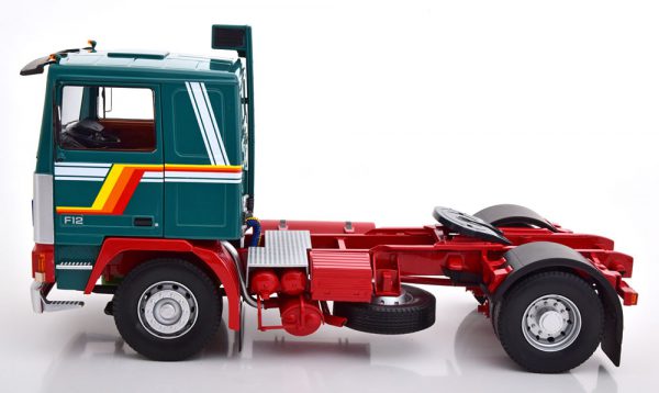 Volvo F1220 1977 Groen/ Wit / Rood 1-18 Road kings Limited 500 Pieces