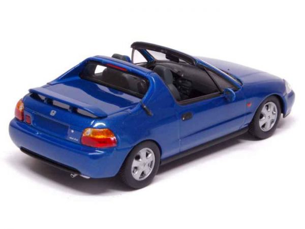 Honda CR-X Del Sol 1993 Blauw Metallic 1-43 Minichamps Limited 1008 Pieces