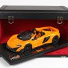 McLaren 675LT Spider 2016 ( Special Box) Oranje 1-18 BBR Limited 4 Pieces