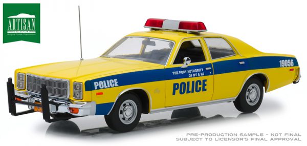 Plymouth Fury 1977 Port Authority of New York & New Jersey Police 1-18 Greenlight Collectibles
