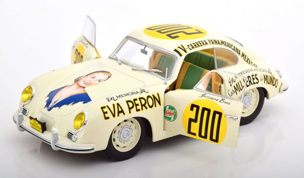 Porsche 356 PRE-A No.200, Carrera Panamericana 1963 Eva Peron 1:18 Solido