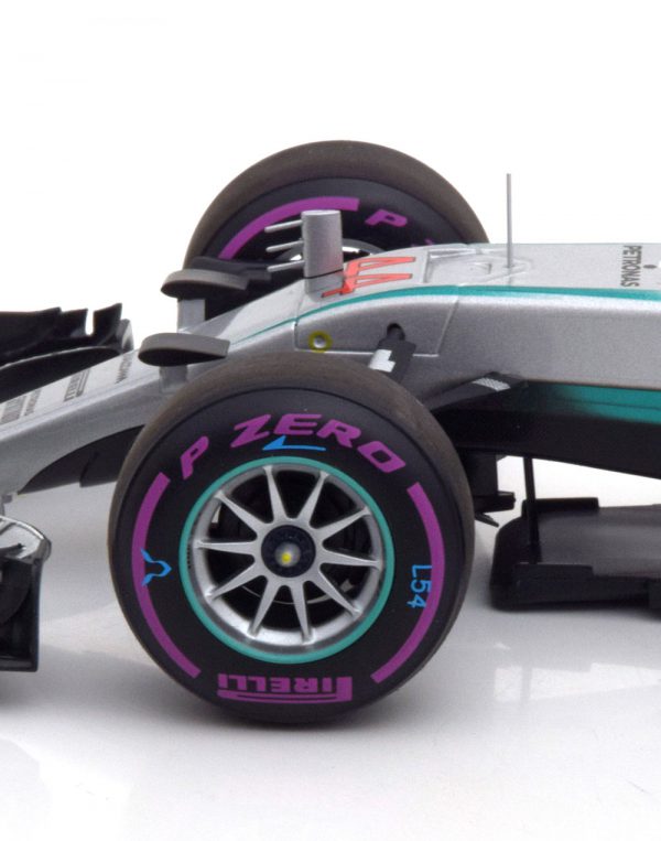 Mercedes AMG Petronas Motorsport F1 W07 Hybrid Winner Abu Dhabi GP 2016 Lewis Hamilton 1-18 Minichamps Limited 300 Pieces