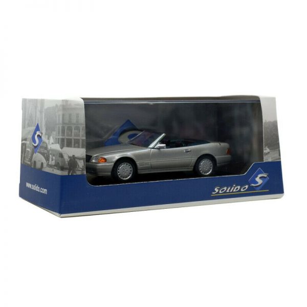 Mercedes-Benz 500SL 1989 Zilver 1/43 Solido