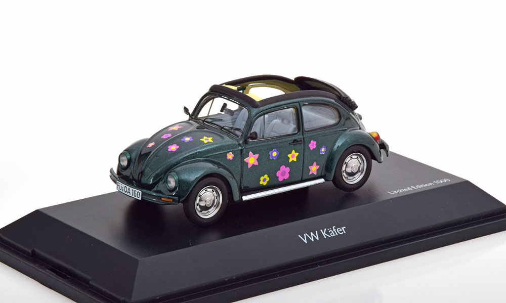 Volkswagen Kever 1600 Open Air Groen 1 43 Schuco Limited 1000 Pieces Schuiten Autominiaturen