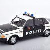 Volvo 240 GL Politi Norway 2 1986 Zwart / Wit 1-18 Minichamps Limited 300 Pieces