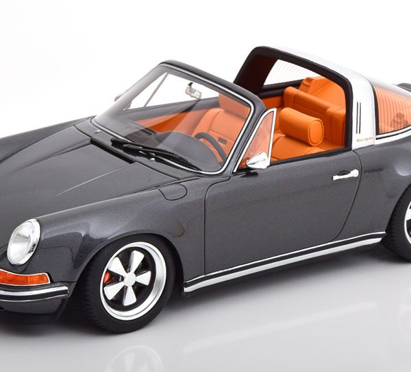 Porsche 911 (964) Targa Singer 1990 Grijs Metallic 1-18 Cult Scale Models