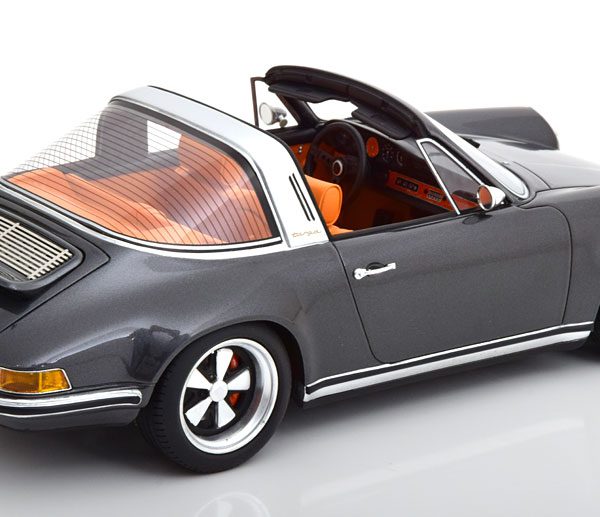 Porsche 911 (964) Targa Singer 1990 Grijs Metallic 1-18 Cult Scale Models