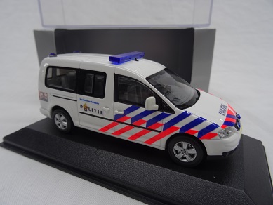 Volkswagen Caddy Maxi Life Omgebouwde Nederlandse Politie 1:43 Schuco Dealer