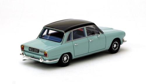 Triumph 2000 MK I 1963 1:43 Blauw met zwart dak Neo Scale
