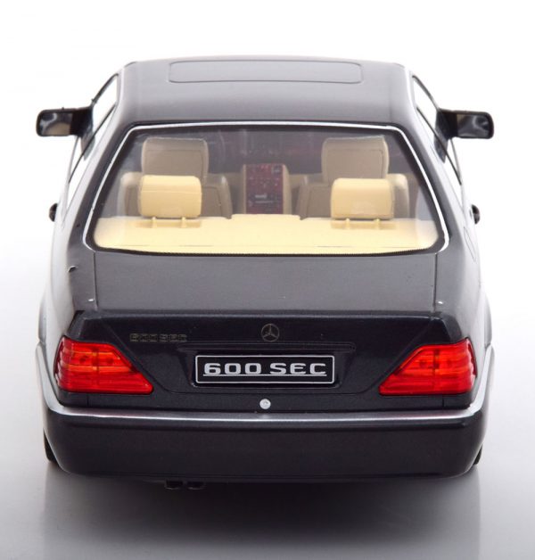 Mercedes-Benz 600 SEC ( C140 ) 1992 Antraciet Metallic 1-18 KK Scale Limited 750 Pieces