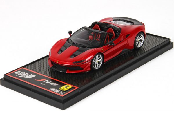 Ferrari J50 2018 Rosso Tristorato / Red - Black 1-43 BBR Models Limited 40 Pieces