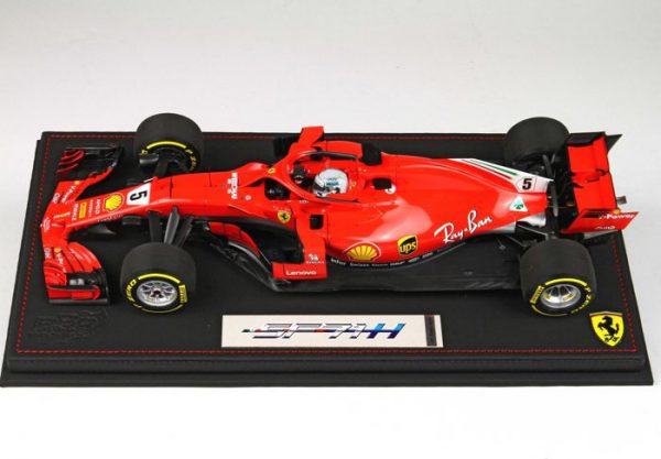Ferrari SF71-H F1 #5 Sebastian Vettel Winner GP Australia 2018 Finish Version 1-18 BBR Models Limited 100 Pieces