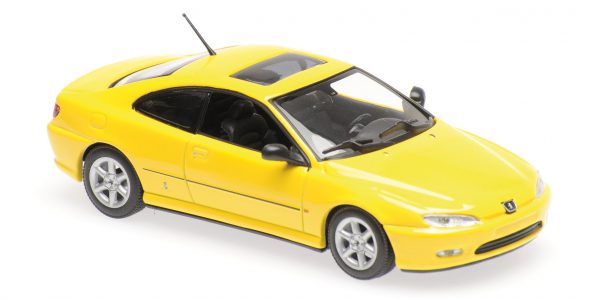 Peugeot 406 Coupe Geel 1-43 Maxichamps