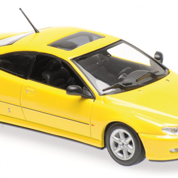 Peugeot 406 Coupe Geel 1-43 Maxichamps