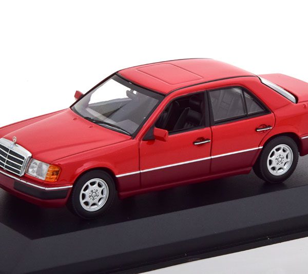 Mercedes-Benz 230E ( W124) Limousine 1991 Rood 1-43 Maxichamps