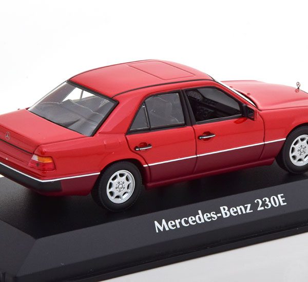 Mercedes-Benz 230E ( W124) Limousine 1991 Rood 1-43 Maxichamps