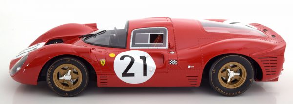 Ferrari 330 P4 No.21, 24h Le Mans 1967 Scarfiotti/Parkes Rood 1-12 CMR Models