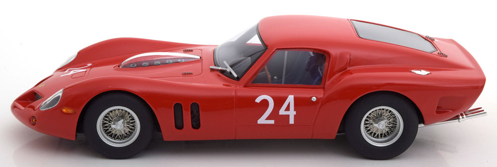 Ferrari 250 GT Drogo No.24, Le Mans Test 1963 Elde/Beurlys/vanOphem Rood  1-18 CMR Models